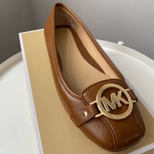 Michael Kors logo moccasins